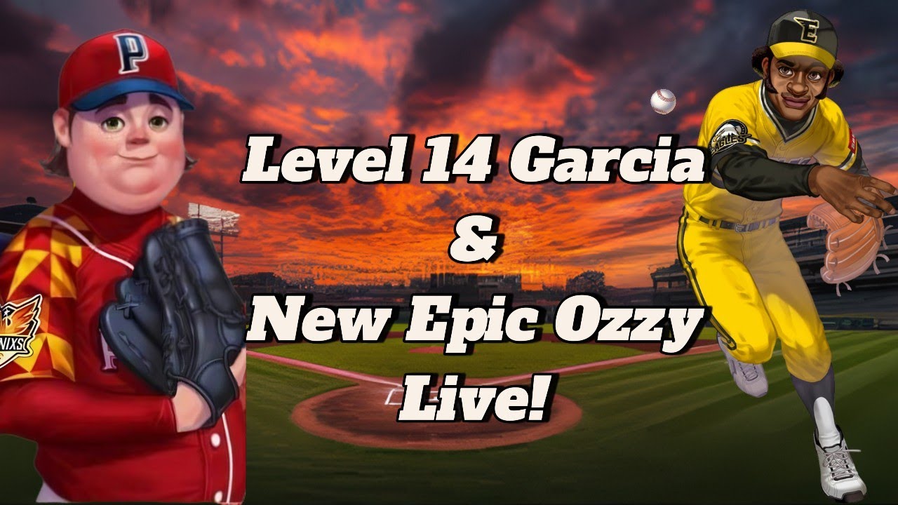 🎧⚾ Baseball Clash LIVE — 🎯 Level 14 Garcia & New Epic Ozzie ⚾🎧