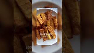 AIR FRYER FRENCH TOAST STICKS 😋 #shorts ￼