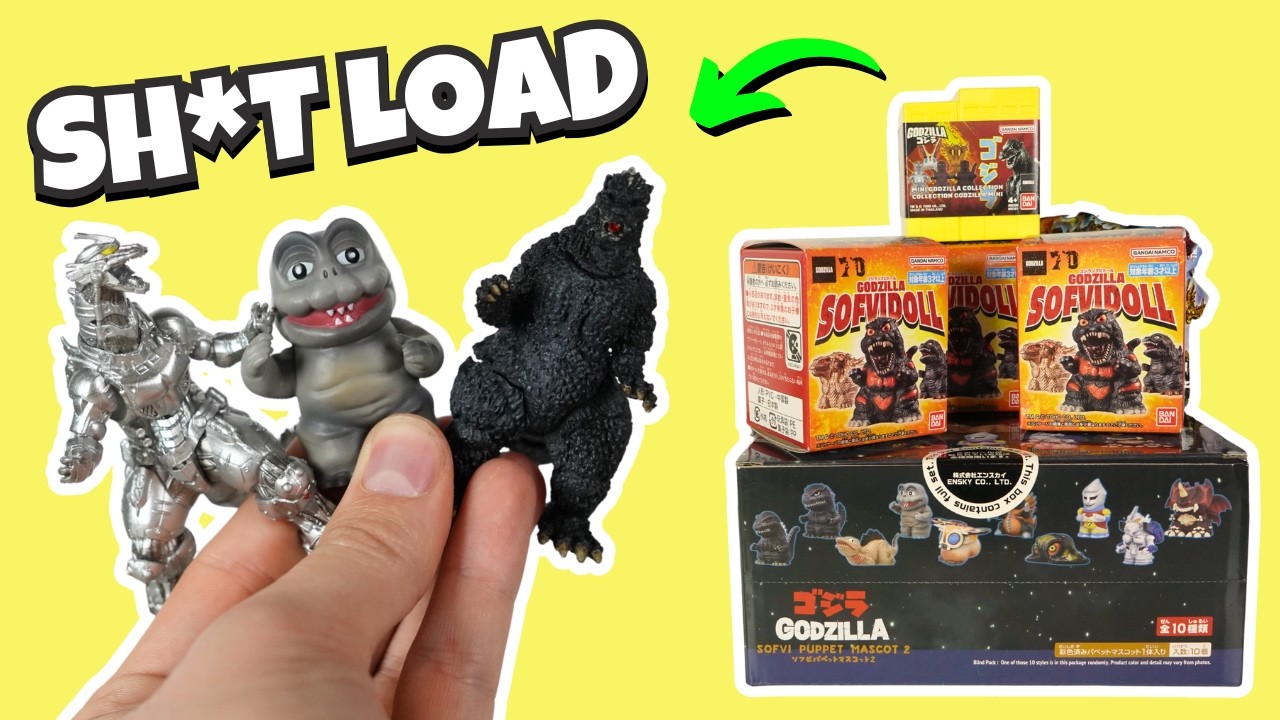 I Bought a TON of Japanese Godzilla Mystery Boxes - YouTube