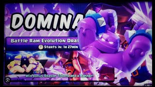 How to make a landslide victory in BATTLE RAM EVOLUTION DRAFT CHALLENGE in CLASH ROYALE! #1