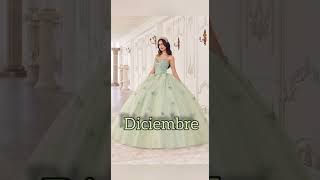 Vestidos De Xv Años Según Tu Mes De Pleaños Parte 1 Comenta