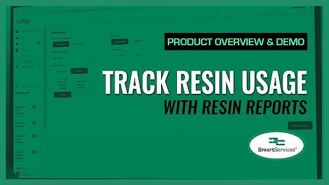 Track Resin Usage with Resin Reports for SmartServices®