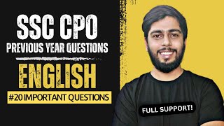 SSC CPO Previous Year Questions with Explanation - Sumit Thakur English