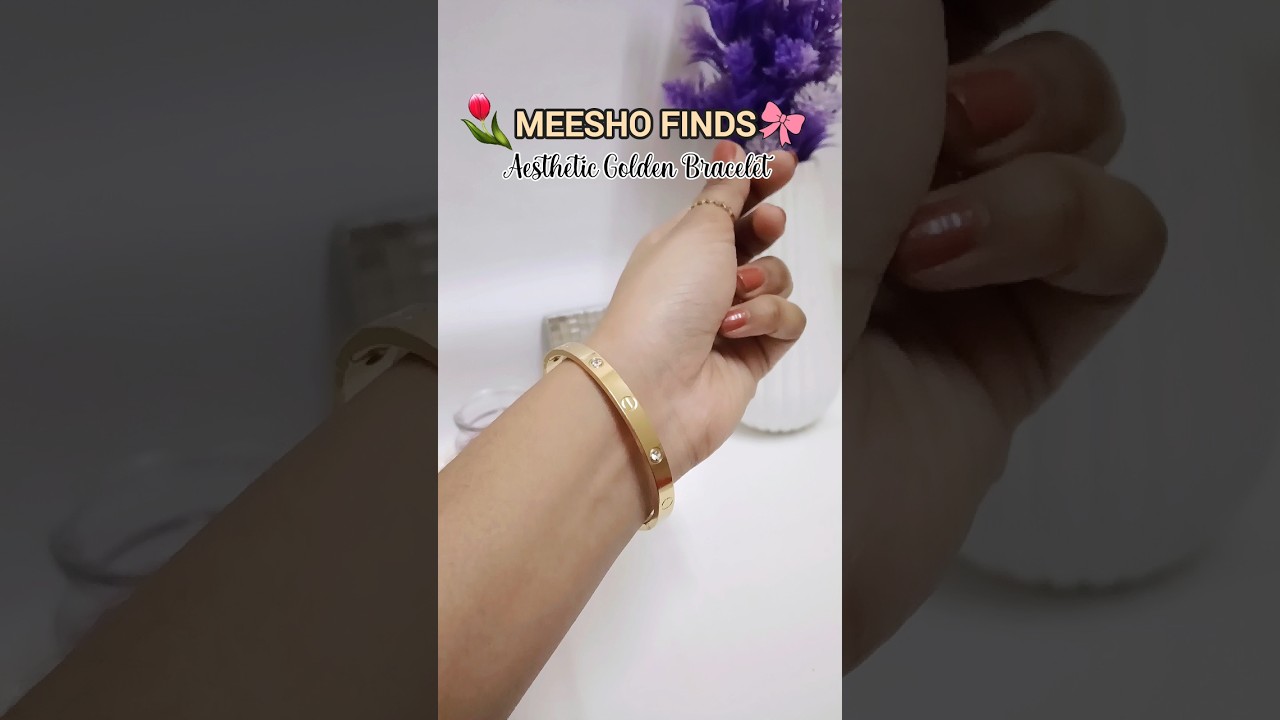 Viral Meesho Golden Bracelet ✨