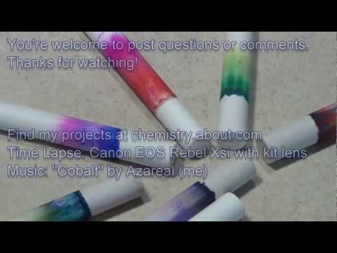 Chalk Chromatography Easy Science Project