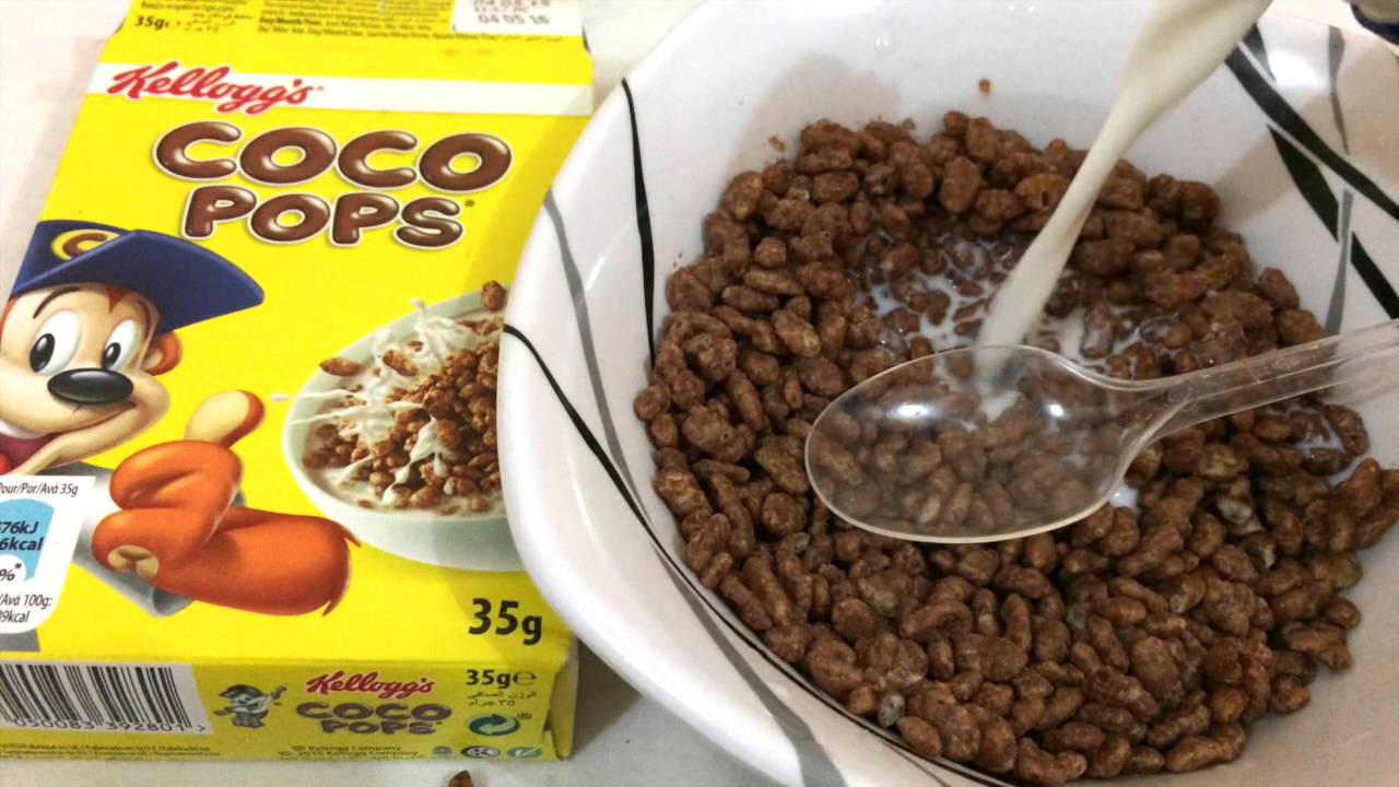 COCO by Kellogg's- My breakfast trying with milk -