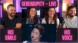 First time ever watching BTS “Serendipity LIVE” - IT'S JIMIN TIME! B-Day Vid Part 1 | Couples React
