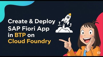 Create & Deploy SAP Fiori App in BTP on Cloud Foundry | Step-by-Step Tutorial for Beginners