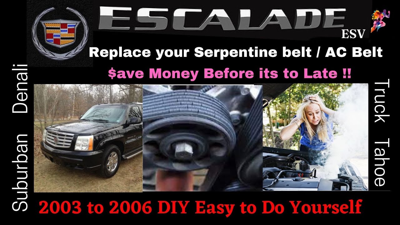 Cadillac Escalade GMC ESV 6.0 | How to Replace Serpentine  display picture 1