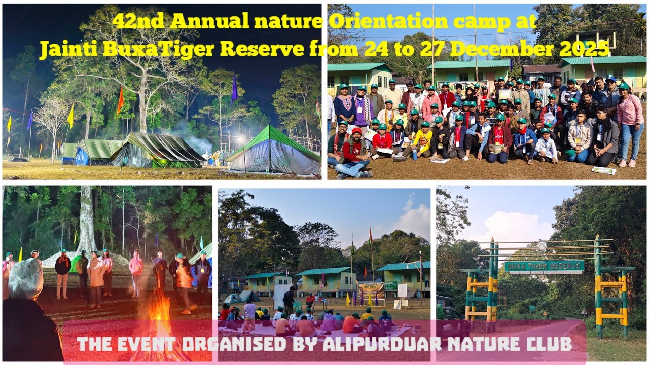 42nd Annual nature Orientation camp at Jainti BuxaTiger Reserve from 24 to 27 December 2025