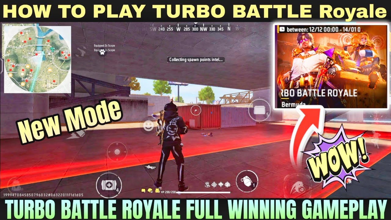 Turbo Battle Royale Mode Play | Turbo Battle Royale Mode Kaise Khele | Turbo Battle Royale Win Trick