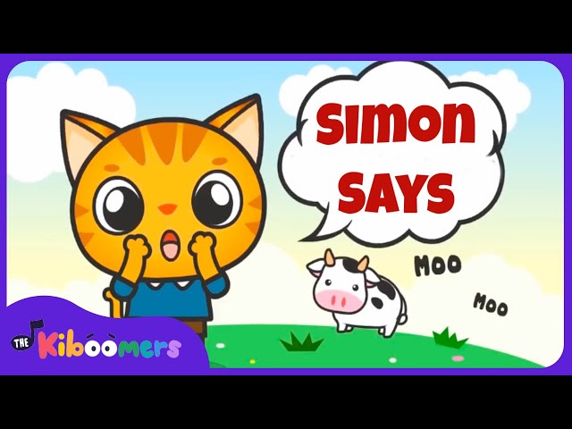 Simon Says Game - THE KIBOOMERS Preschool Songs - Brain Break class=