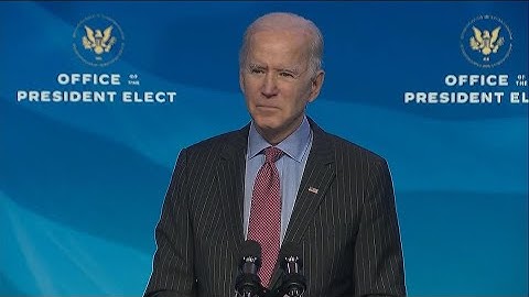 Joe Biden Says Mike Pence 'Welcome' at Inauguration