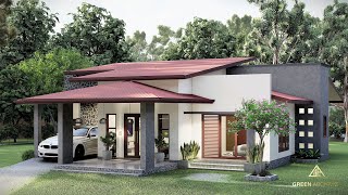Sri Lankan 4 Bedroom Single Storey House Design