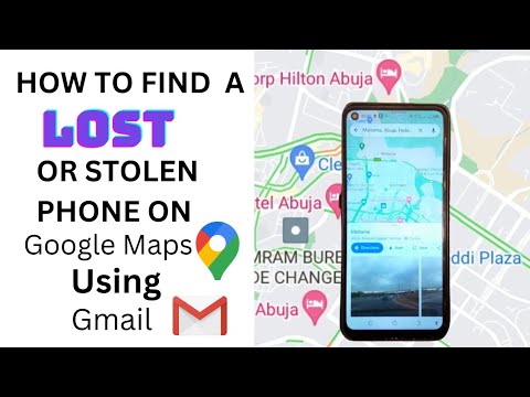 How To Find A Lost Or Stolen Phone On Google Maps Using Gmail. - YouTube