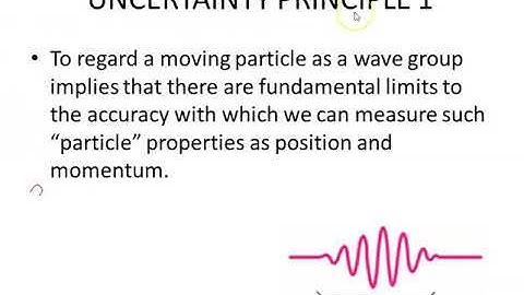 Fifth Sem. BSc Physics- QM - Chapter 2 -Part 5 -Uncertainty principle from  wave nature of particles