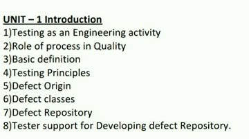 software testing important questions B.Tech IT/CSE