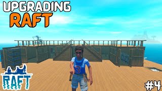 UPGRADING MY RAFT AND MADE NEW HOUSE! - RAFT GAMEPLAY [#4] HINDI 2023