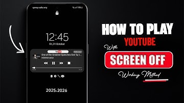 How to Play YOUTUBE with Your Screen Off – No Apps, Works Instantly.