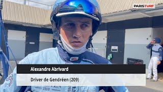 Alexandre Abrivard, driver de Gendréen (26/05 à Paris-Vincennes)