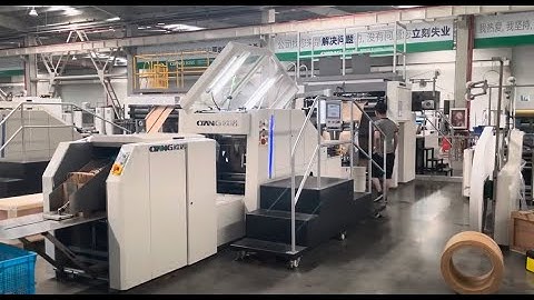 Oyang A330 Square Bottom Paper Bag Making Machine With Twisted Handle Ready Ship To South America