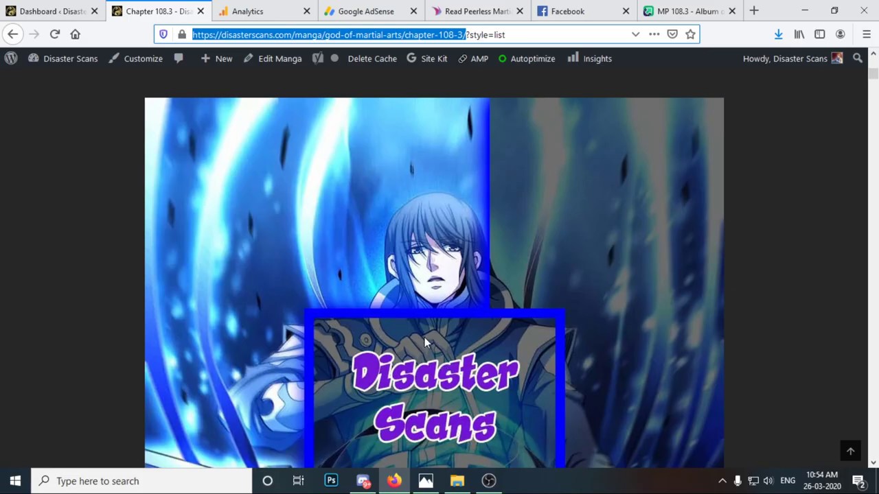 God of Martial Arts Chapter 108.3 [ENGLISH SUBBED] Disaster Scans - YouTube