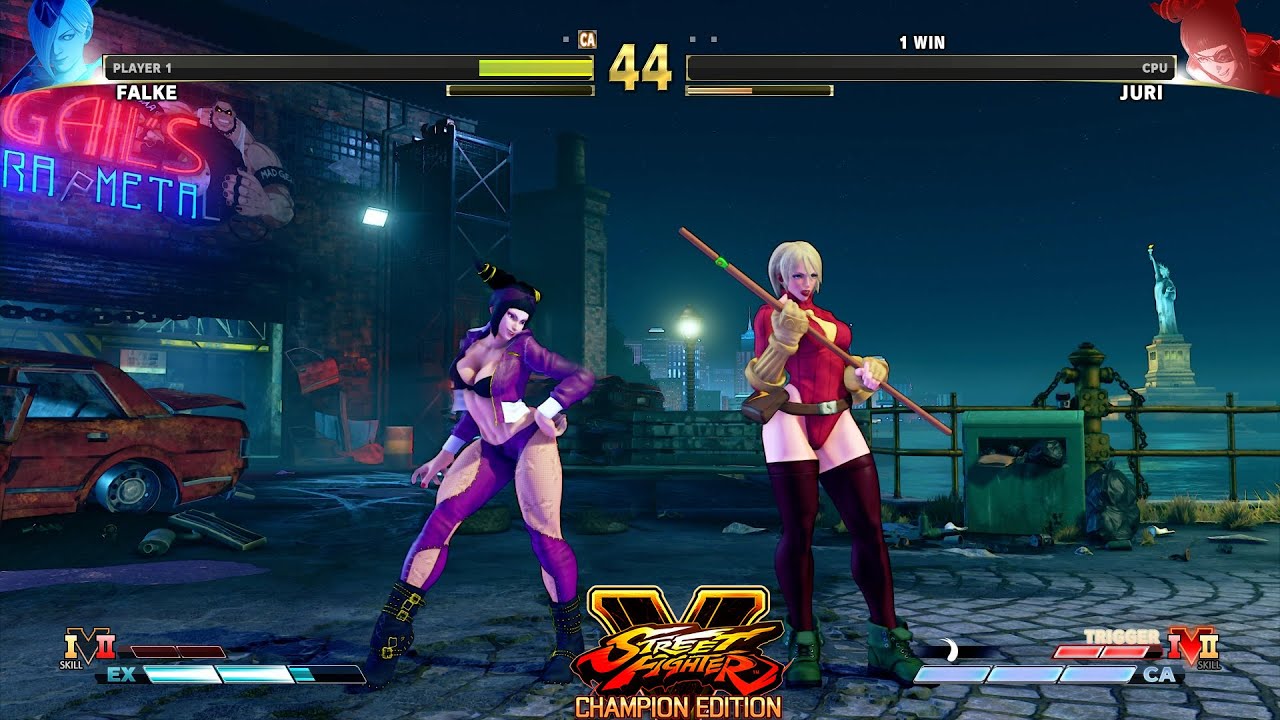 Street Fighter V CE Falke vs Juri PC Mod