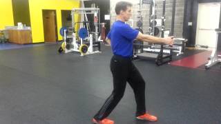 Pull: Split stance SA cable row