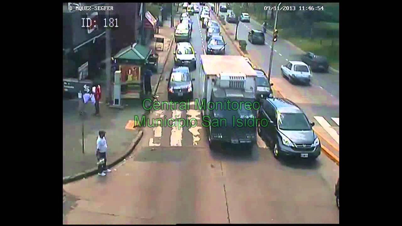 Persecución y captura de un delincuente en San Isidro