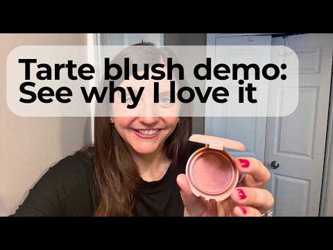 Review and demo of Tarte blush, is it worth it?