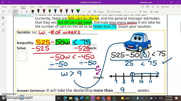 Math 7 ~ Two-Step Inequality Word Problems