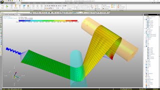 RecurDyn V8R5 What's New -  Geo Cylinder Contact