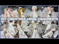 Diy christmas angel ornaments