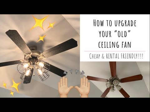 Rental Friendly Ceiling Fan Upgrade - AllThingsHomey Episode 48 - YouTube