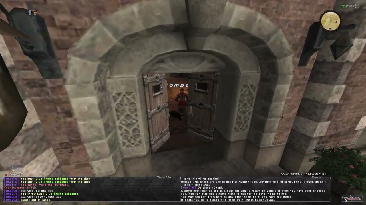 Final Fantasy XI Private Solo Server; LSB Testing: Level 30-31 Misc. Quest