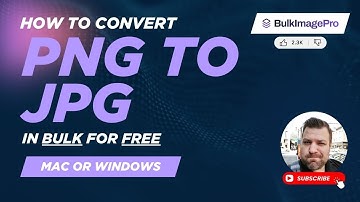 How to Convert PNG to JPG in Bulk for FREE (Windows or Mac)