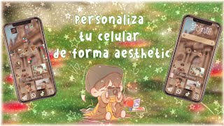 ! 𖦹🥨personaliza tu celular aesthetic_nova launcher🥨! 𖦹 screenshot 4