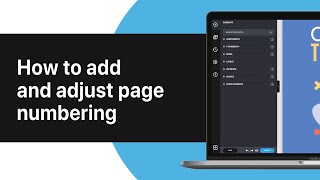 How to Add Page Numbers