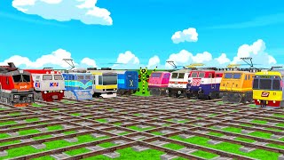 電車アニメ  Railway Crossing  電車アニメ  railroad crossing fumikiri train #1