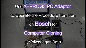 Launch X-PROG3 PC Adaptor | Clone BOSCH VW 9GV - Cardiagtool