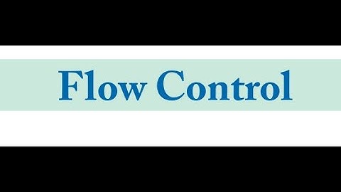 flow control | part1 | Interconnection Networks in Computer Architecture | INCA