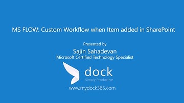MSFlow : Send Customized Email when new item is added in SharePoint List