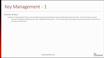 Decoding Key Management for PCI DSS_SISA Webinar Recording