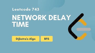 Network Delay Time | Leetcode 743 | BFS | Dijkstras Algo | Medium