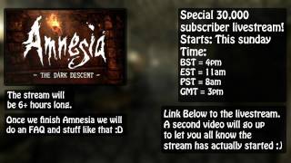 30,000 Subscriber Livestream! (Now Over. Link to the recording below.)