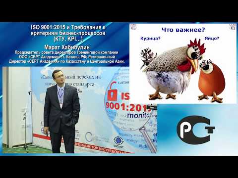 ISO 9001:2015 и требования к критериям бизнес процессов КТУ,KPI