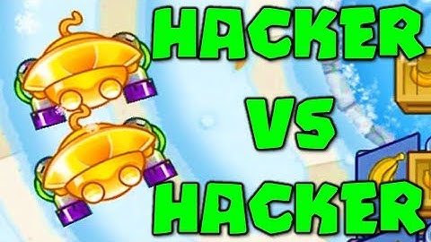 HACKER VS HACKER :: INSANE LATEGAME WITH HACKED 4-4 TOWERS! :: Bloons TD Battles