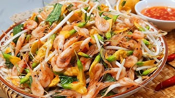 Gỏi Bông Điên Điển Tép Rong – Món Ăn Dân Dã Miền Tây Khiến Ai Cũng Say Mê | phùng bắc tv