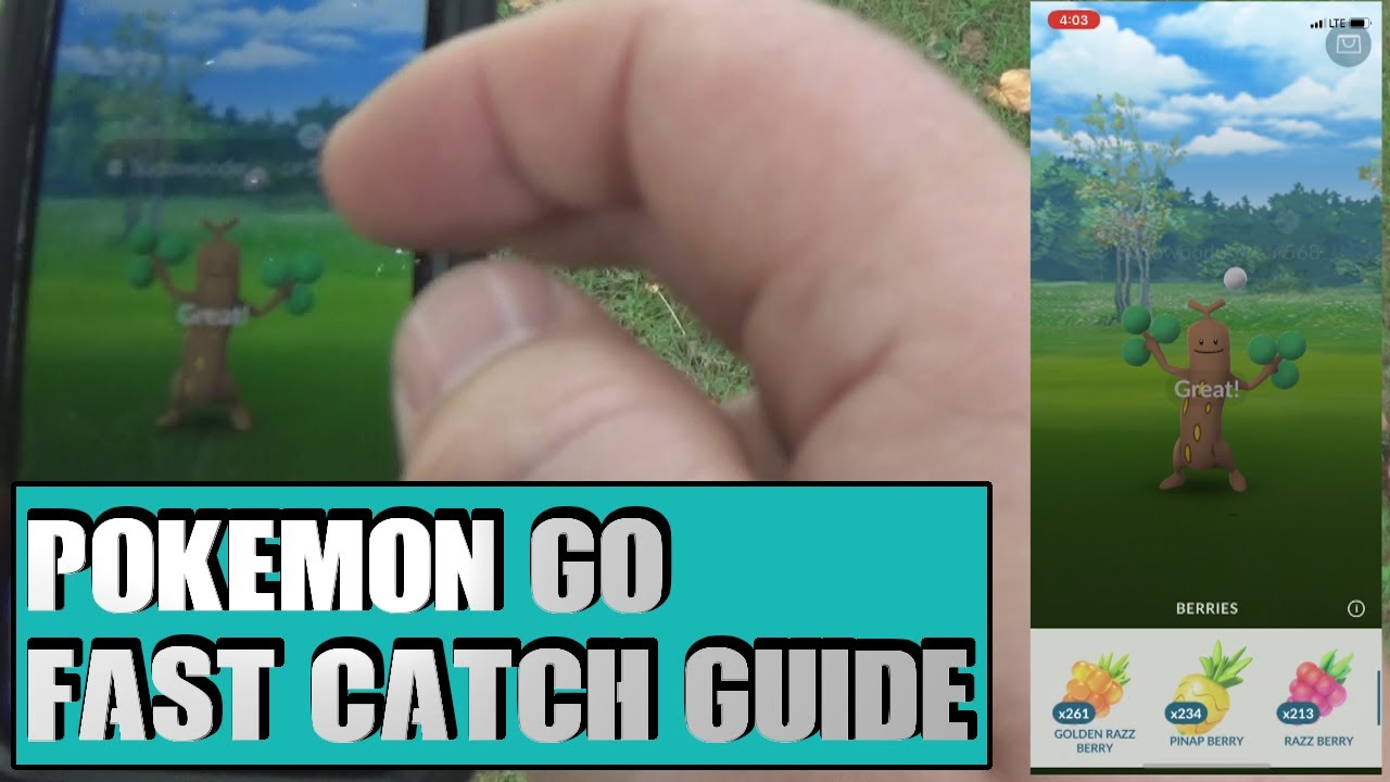 Pokemon GO fast catch - tutorial