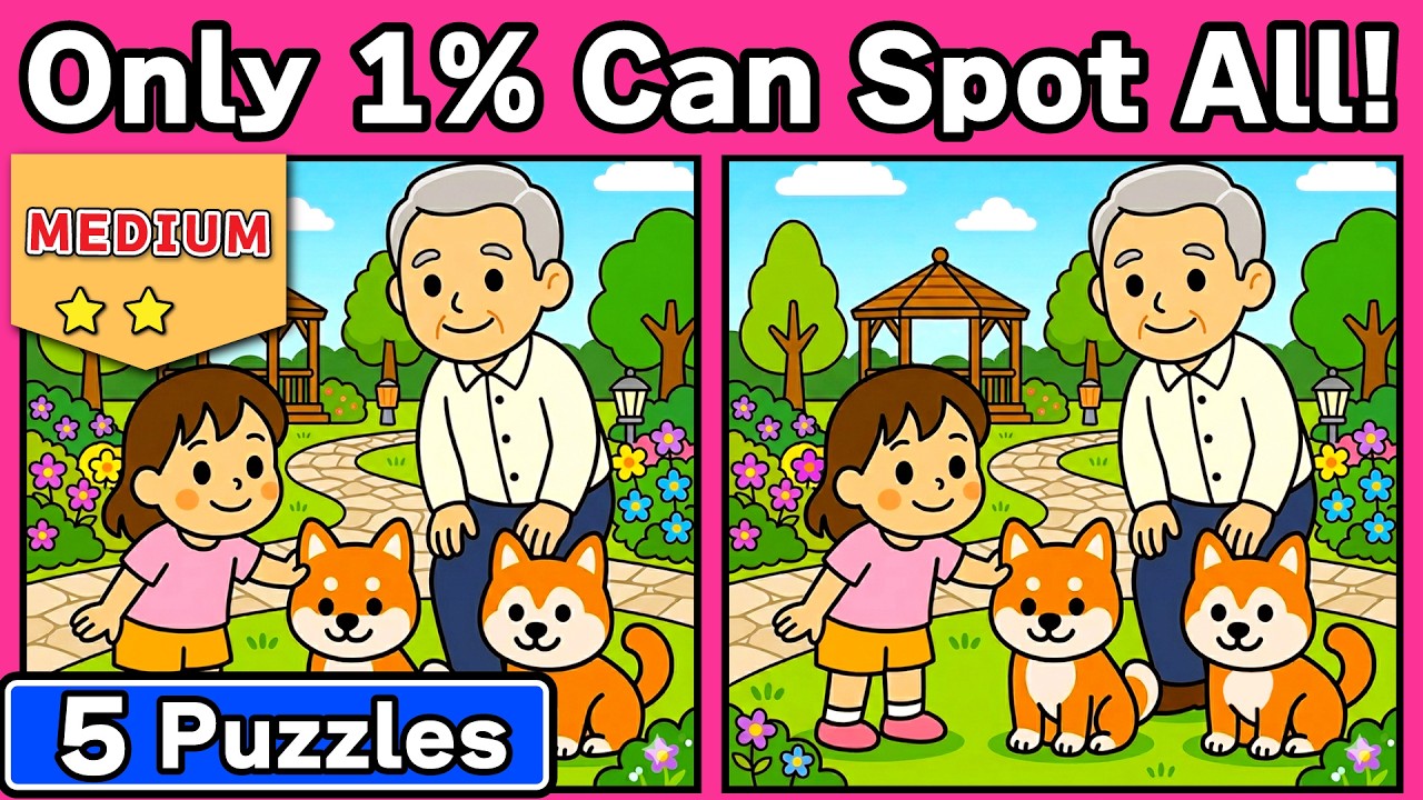 MEDIUM】Your Eyes Will Betray You in the Last Puzzle | Spot the